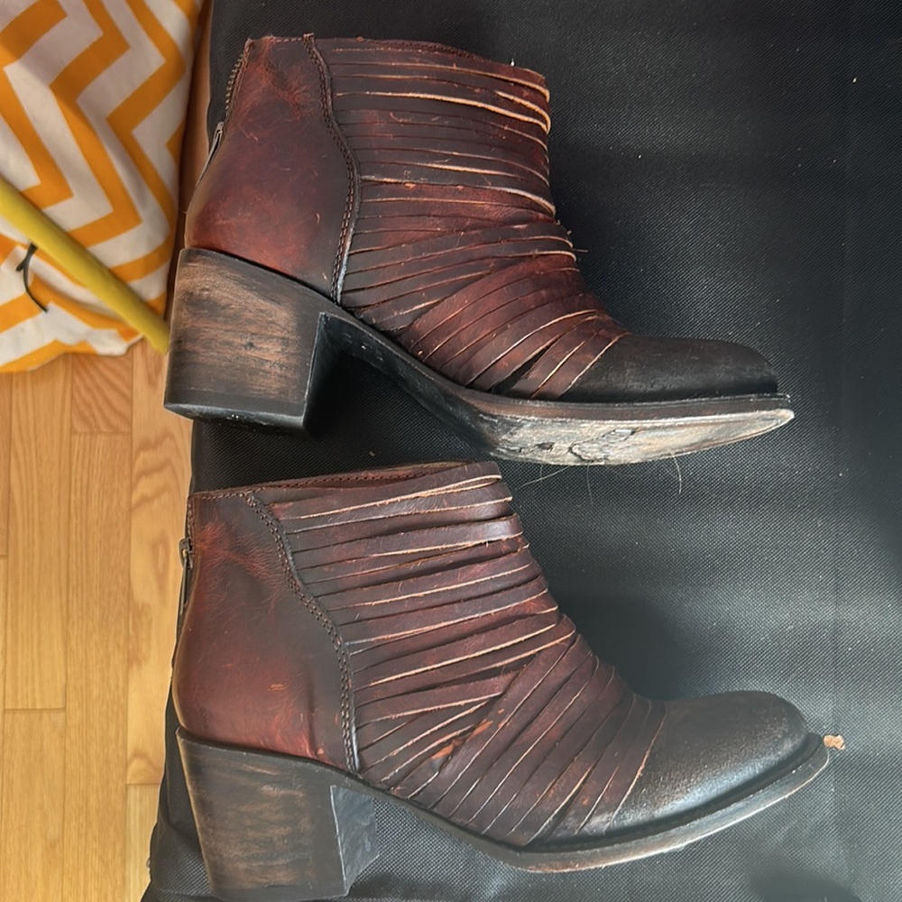Free bird brown booties